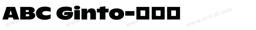 ABC Ginto字体转换